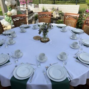 Obrus na stół okrągły