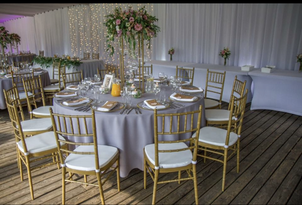 Krzesło złote Chiavari Tiffany - obrazek 6